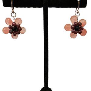 Beaded Dangle Drop Earrings